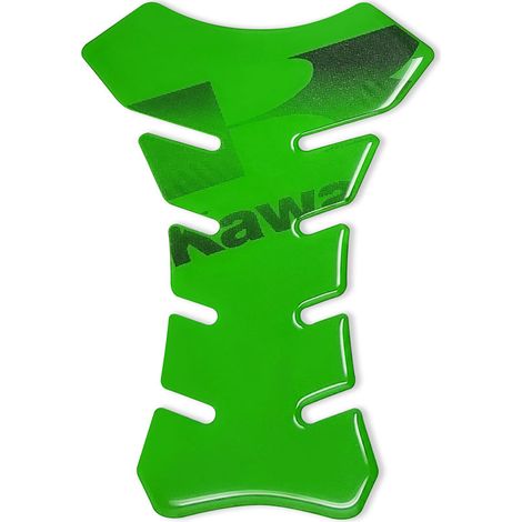 Protezione Serbatoio Adesiva 3D Racing Logo - Brand: KAWASAKI - Colore: VERDE KAWA