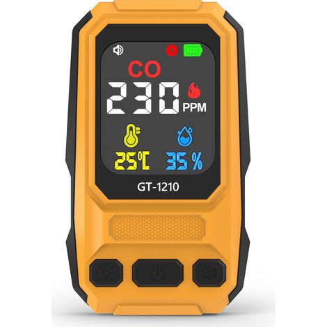 Détecteur CO Portable – Camping, Voiture, Maison – Alerte (1/2)