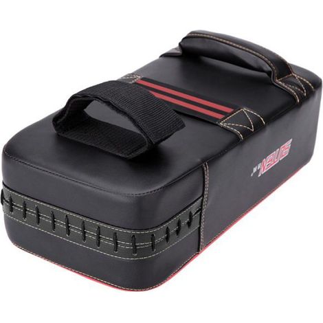 Coussinets de coup de pied arrière Coussinets de coup de pied en cuir synthétique, coussin d'entraînement sport barre Rouge (1/4)