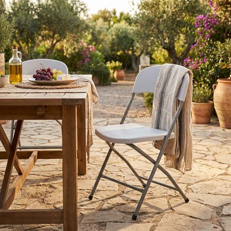 CATE - sedia catering pieghevole round (1/4)
