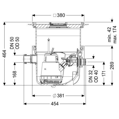 KESSEL 280570XC Station de relevage Minilift S