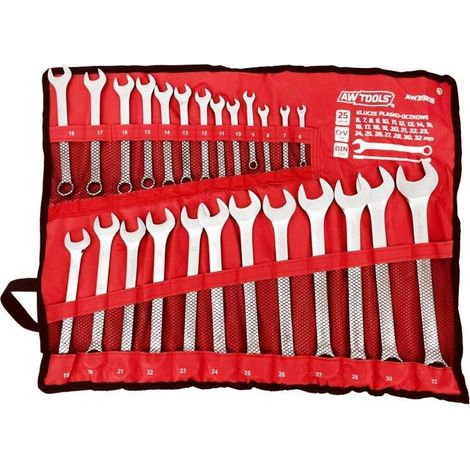 Awtools Set Professionale 25 Chiavi in Argento