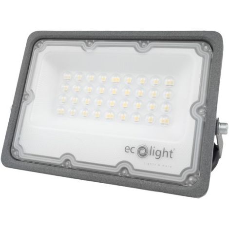 Flutlicht 30W 3000lm 6500K IP65 Ecolight EC20484 (1/5)