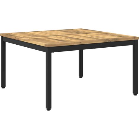Coffee Table White and Black 80 x 80.5 x 45 cm vidaXL (1/5)