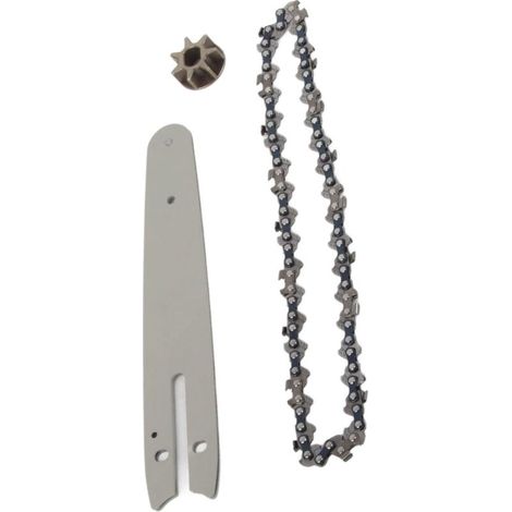Barra guida e catena da 186 mm per mini motosega elettrica portatile --Crezuo