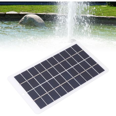 Kit de pompe à eau à panneau solaire 4 W 5 V facile à assembler, pompe à eau portable à énergie solaire pour fontaine à eau pour étang de jardin extérieur,DUBUNS (1/5)