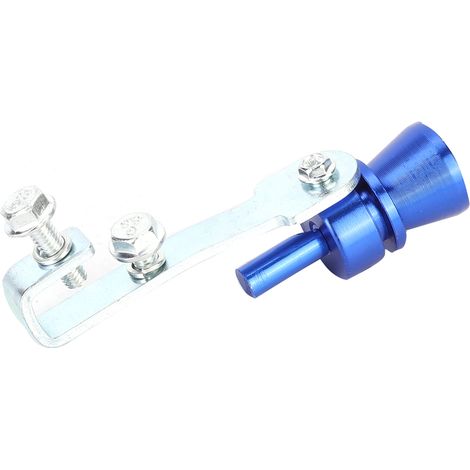Sifflet Turbo Automobile Silencieux Échappement Tuyère Bleu Taille M (1/3)