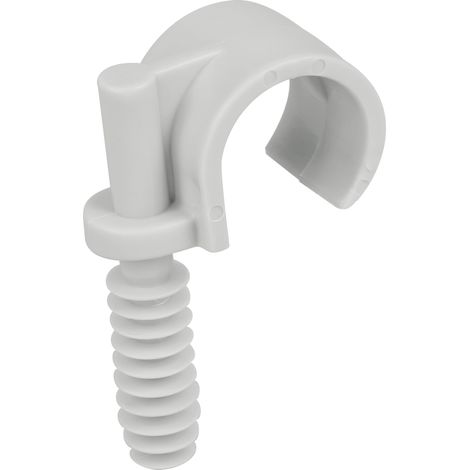 Lot de 100 Clips/Cheville tube diam 20 EUR'OHM 43431 (1/4)