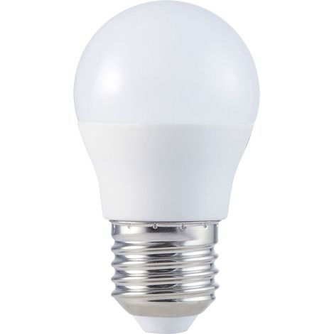 Bombilla de led esférica E27 5W luz fría 6000K 470 lm
