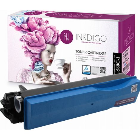 Inkdigo Toner TK560C kompatibel mit Kyocera ecosys M6030cdn FS-C5300DN TÜV-zertifiziert (1/5)