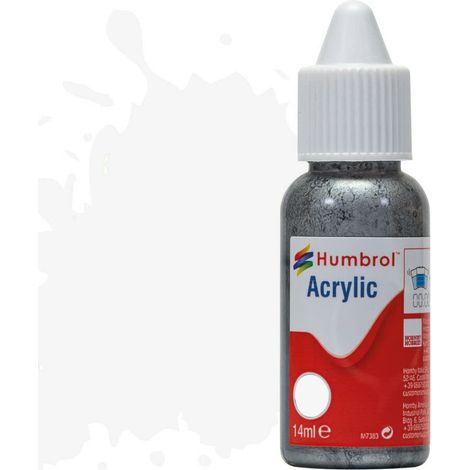 Humbrol DB0022 Vernice acrilica n. 22 Bianco, Lucido