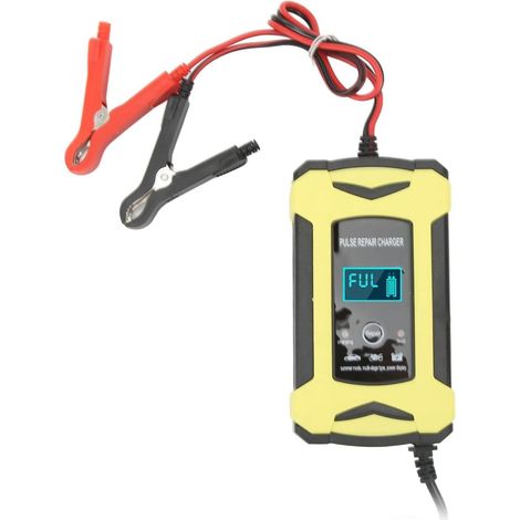 Chargeur de Batterie 12V avec Mode Pulse – pour Batteries 4AH-100AH, Ventilateur de Refroidissement (1/5)