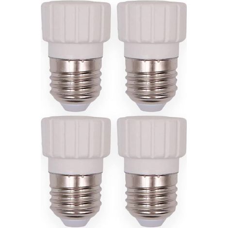 4PCS E27 vers GU10 Convertisseur de Douille Adaptateur de Douille de Base de Lampe pour Ampoules LED [Classe énergétique E] (1/5)