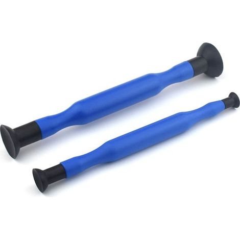 2 pièces Outil de réparation automobile pour soupapes moteur, lappeur compact avec ventouse et tiges pour l'entretien des valves (1/5)
