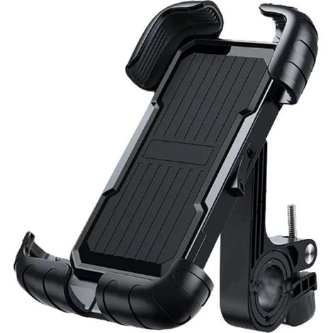Support Téléphone Vélo - Rotation 360° - Antivibration - Pour Guidon 20-35 mm - Compatible Téléphones 4,7 à 6,8 pouces - 1 Pièce (1/5)