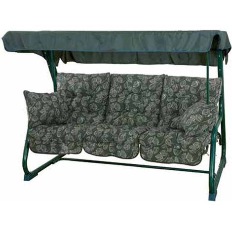 Glendale 3 Seater Hammock - Aspen Leaf - L154 x W113 x H192 cm - Green