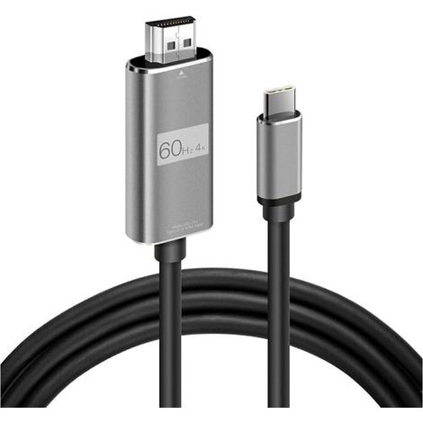 Câble HDMI vers USB Type-C - AVIZAR - 1.8m - 4K 60Hz - Compatible avec tous appareils HDMI - Plug and Play
