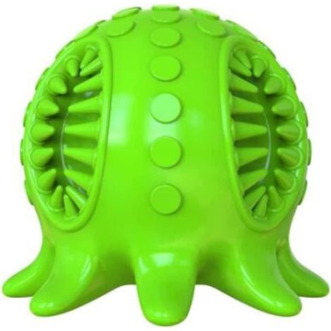 Jouet à mâcher pour chien - Brosse à Dents - TPR - Vert - 61x70mm - 70g (1/4)