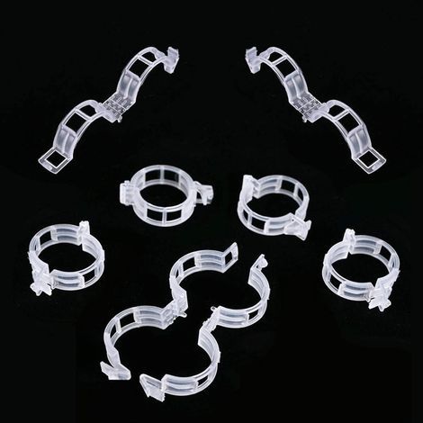 Gardening Plant Fixing Clips, for Tomatoes, Roses, Cucumbers and Other Plants with Tendrils, Vegetable Vines, Stems for Straight and Healthier Growth (100 Pcs) (1/5)