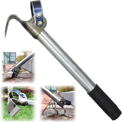 Bêche Manuelle - Outil de Jardinage à 3 Lames - Pour Désherber Écorcer Planter Greffer - Acier Forgé Main - 1 Pièce (1/5)