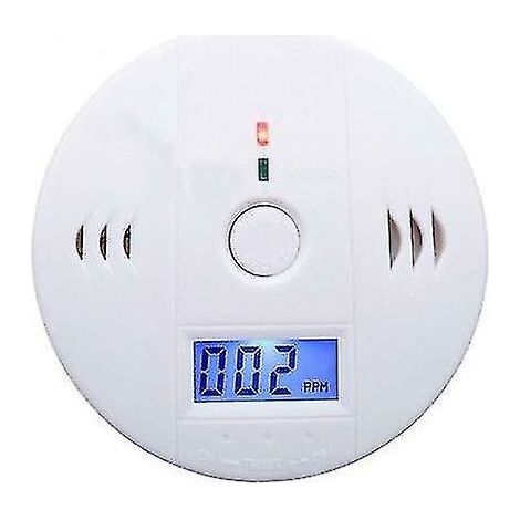 Largeight – Détecteur de fumée et monoxyde de carbone 85 dB – Alimentation sur secteur – Fixation murale – Matériau ABS blanc – Taille 10x10x4 cm (1/3)