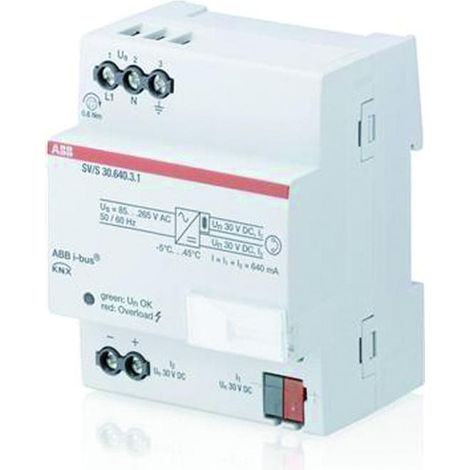 Abb Liniennetzteil KNX SV/S 640mA 110-230V AC IP20 KNXA0006 (1/5)