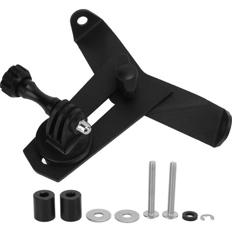 de caméra avant noir pour moto en acier pour enregistreur de