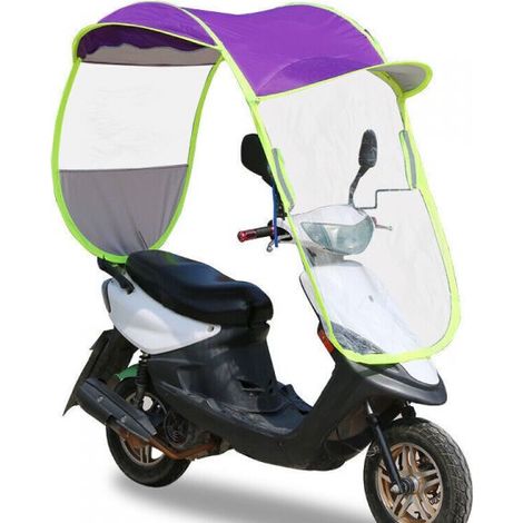 Parapioggia moto scooter bici copertura per pioggia parasole impermeabile