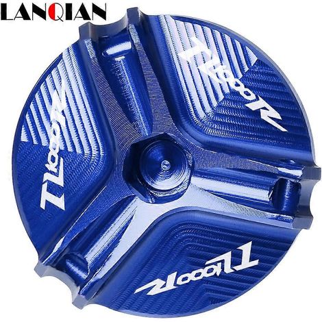 Aplicable a SUZUKI HAYABUSA INTRUDER 800 KATANA 1000 SV650 SV650S Tapa del depósito de líquido de freno delantero CNC Tapa de llenado de aceite del motor M201.5 (TL1000R BU) (1/5)