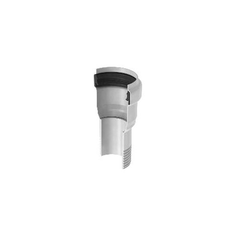 AP Muffe m.Steckmuffe u.Aussengewinde 50-5/4 EPDM W 1.4404