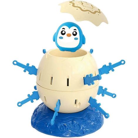 Mini jeu de société pour enfants, tonneau de pirates, épée, pingouin, jeu interactif parent-enfant, jouet de bureau, activité de fête, bleu (1/5)