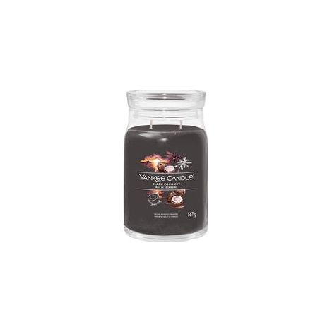 Noix de coco noire - Yankee Candle Signature - Bougie moyenne à deux mèches - Nouveauté 2022
