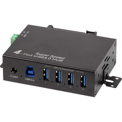 LOGILINK Hub USB UA0443 4 ports industriel (1/5)