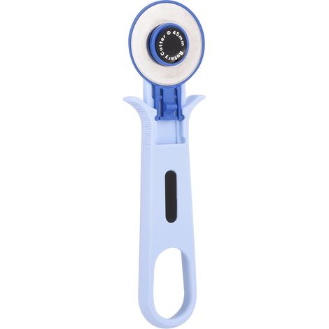 Rollschneider, Werkzeug für Stoffe, Näh- und Bastelzubehör, blau, 45 mm (1/5)