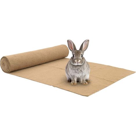 vidaXL Tapis de chanvre pour rongeurs 1x5 m 5 mm