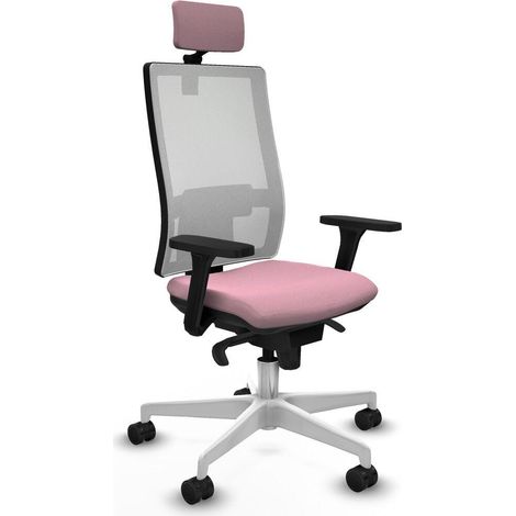 Piqueras y Crespo Horna Chaise de bureau rose confortable