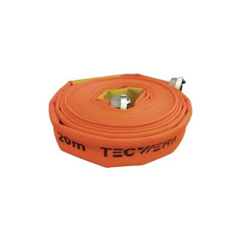 Tuyau de construction/industriel ID 75mm L.20m orange fluo Rl.TECWERK (1/3)