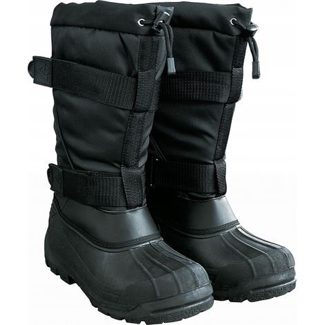 Gefütterte Sicherheitsschneestiefel, schwarz, Größe 45/46 (1/2)