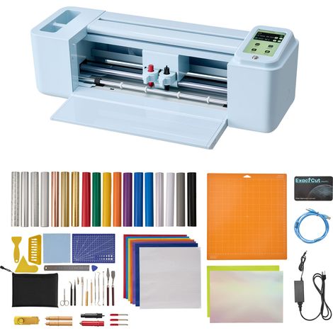 Mophorn Vinylschneidemaschine 30 cm, Schneideplotter mit Touchscreen und Zubehörset, kompatibel mit Mac, Windows, Android und iOS, ideal für kreative Projekte, Kartenherstellung und Wohnaccessoires (1/5)