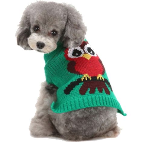 Pull Pour Chien - Pull En Flanelle Pour Chiot - Taille L - Pour Décoration De Noël Et Usage Quotidien - 1 Pièce (1/5)