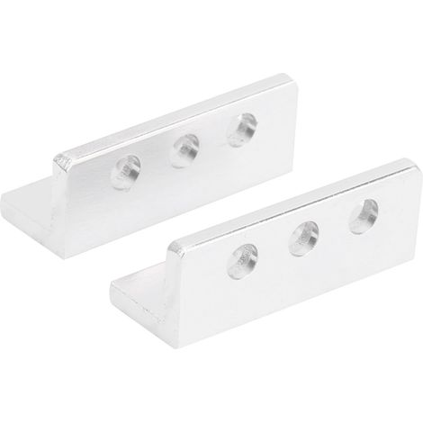 Paire de profilés en L à 3 trous 3103‑0003‑0032, accessoire robotique de 12 x 12 x 32mm. (1/5)