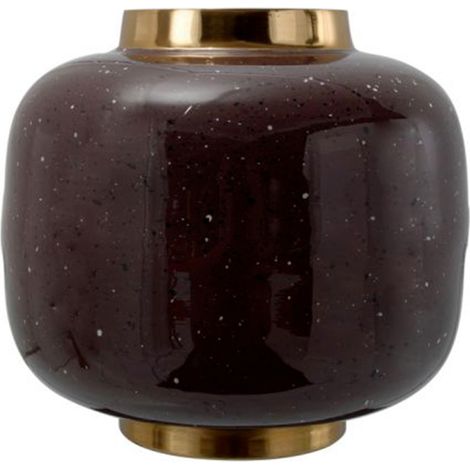 Vase Rond Design "Typo" 20m Marron (1/2)