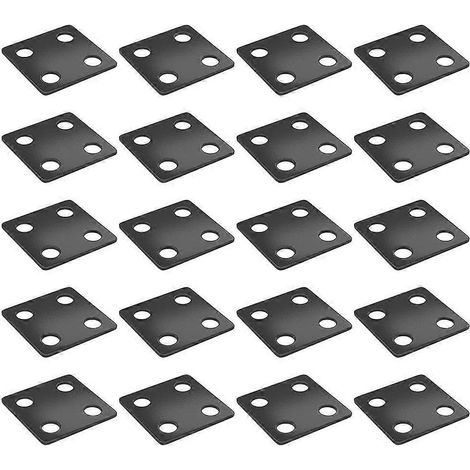 10 paires de boucles parallèles à 4 trous pour ventilateur, boucle fixe - 2