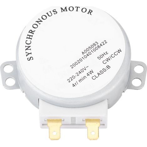 Moteur micro-synchrone TYJ50-8A7, 220-240 V CA, 4 tr/min, rotation horaire/contrainte, pour ventilateur électrique (1/5)