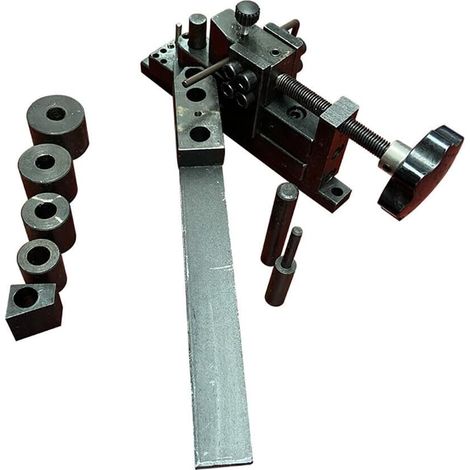 Cintreuse de métal, cintreuse universelle de barres d'armature pour matériaux ronds plats, crochets, bobines, fils plats et barres d'armature