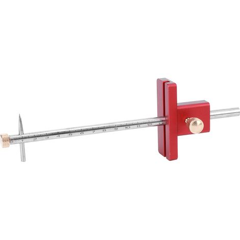 Tracer à bois haute précision règle de marquage pour menuisier, outil de traçage menuiserie, accessoire de mesure lignes, matériel de charpentier (1/5)