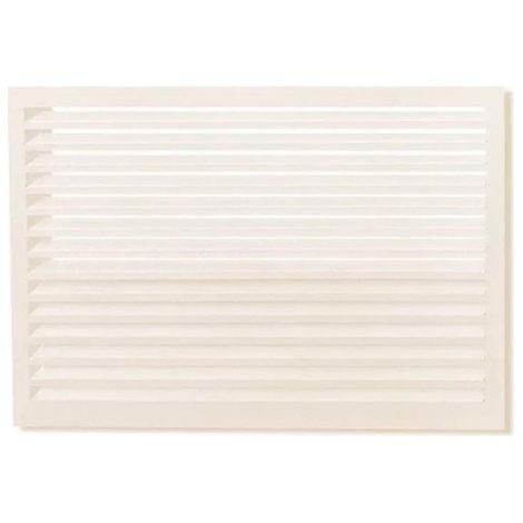DECOCLIM - Face dos pour cache en aluminium blanc crème taille S - 23AS9001-DOS