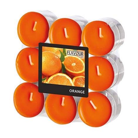 TEALIGHT GALA SABOR NARANJA NEGRO 96913