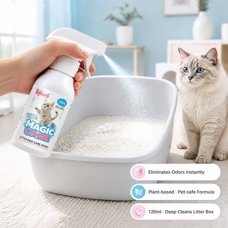 Katzenstreureiniger, entfernt Kalk und Uringeruch aus Katzentoiletten, Produkt für die Haustierumgebung -- DE (1/4)