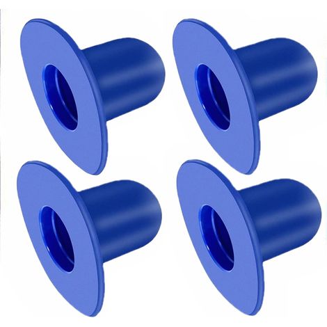 4 Pièces Bouchon de Piscine, Bouchon de Trou de crépine de Pompe de Filtre Bouchon de vidange Piscine Bouchon de Piscine Hors Sol (Bleu) (1/5)